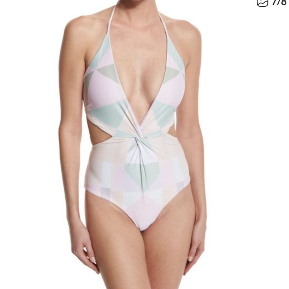 Mara Hoffman reversible Cutout One-Piece Swimsuit